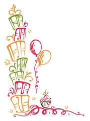 Geburtstag, Geschenke, birthday, Ranke