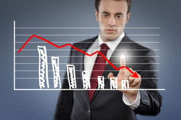 Man with Chart