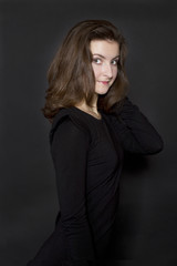 portrait of a beautiful young girl