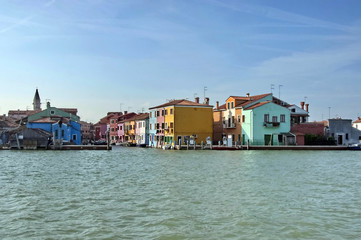 Colorful island Burano, near Venice, Italy
