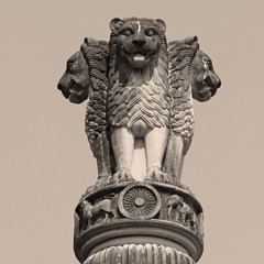 sculpture of emblem of India