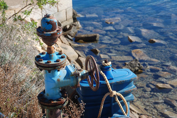 aprire o chiudere l'acqua