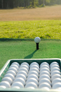 Bucket Of Practice Golf Balls