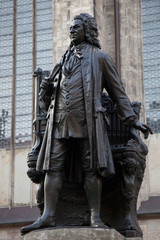 Johann Sebastian Bach - Denkmal in Leipzig