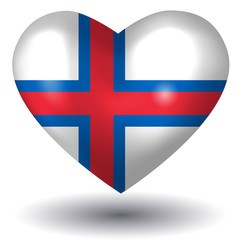 Herz mit Schatten - Färöer