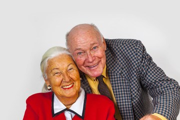 happy elderly couple enjoy life