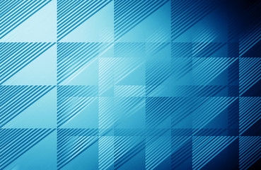 Blue triangle pattern - background