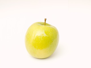 Green apple isolated on white background