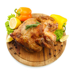 Whole roasted chicken