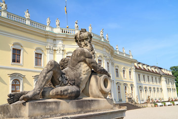 Ludwigsburg palace in Ludwigsburg, Baden-Wurttemberg, Germany - 48833119