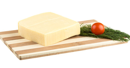 cheese isolated on white background