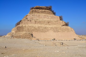 Step pyramid of Djoser in Saqqara, Egypt