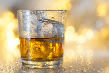 Glas mit Whiskey