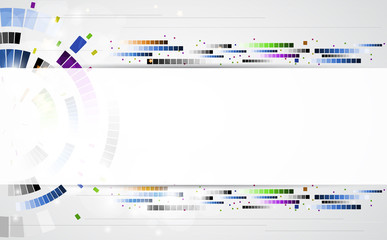 abstract blur computer technology business banner