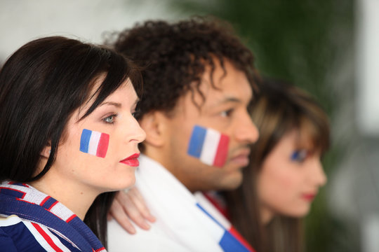 French football fans