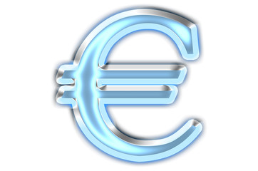 Euro Zeichen Neon