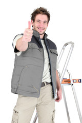 Satisfied tiler