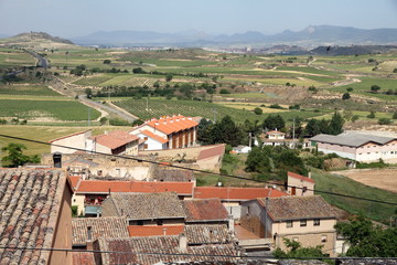 Obraz premium View from Briones village, La Rioja, Spain