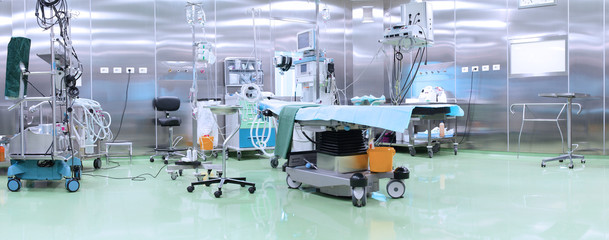 Modern operating room with advanced equipment
