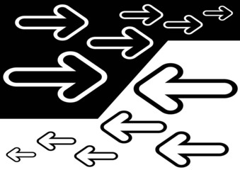 Abstrack arrow vector background