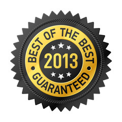 Best of the Best 2013 label