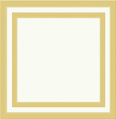 Illustration of golden frame