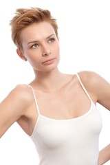 Fototapeta premium Portrait of pretty woman