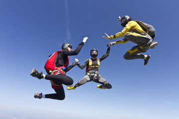 Fototapeta na wymiar Skydiving photo.