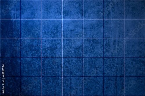 "Steinwand mit Kacheln Blau" Stockfotos und lizenzfreie Bilder auf