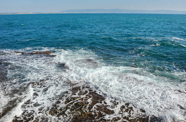 Remains of fortress walls of the Acre