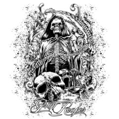 T-Shirt Print Grim Reaper