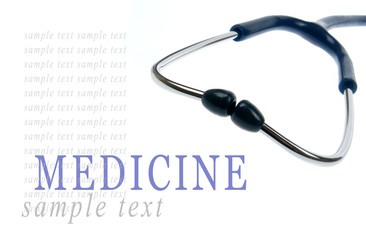 Stethoscope isolated on white background