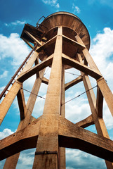 Obraz premium concrete water tower
