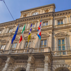 Fototapeta na wymiar Palazzo di Citta Turin