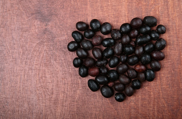 background with a heart