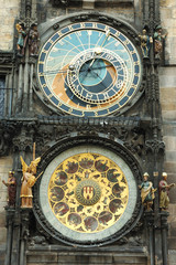 Prague Astronomical Clock, or Prague Orloj,astronomical calendar