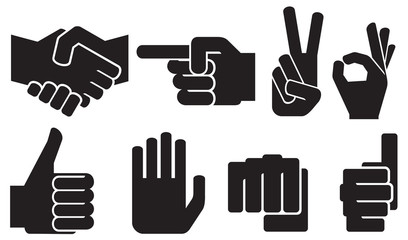 human hand sign collection