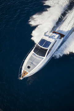 Fototapeta motor boat