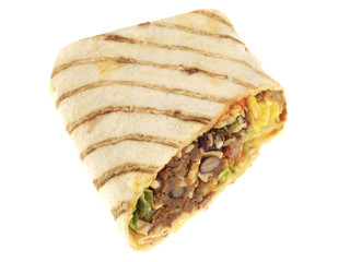 Chilli Beef and Cheese Wrap