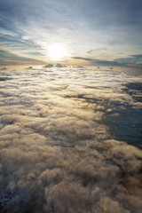 Aube au-dessus des nuages - Ile de La Réunion