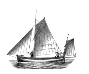 Sailing Boat - 19th century