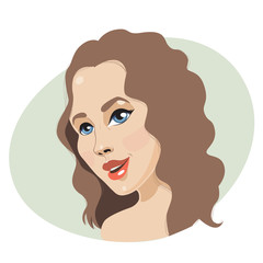 Beautiful smiling girl