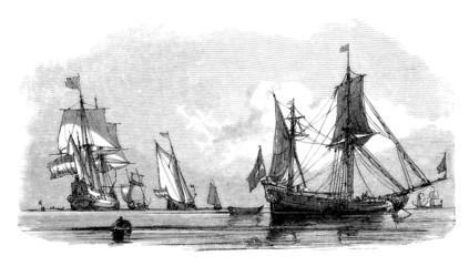 Ships 17th century © Erica Guilane-Nachez