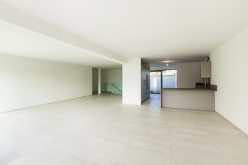 interior modern new and empty apartment