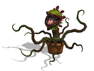 Hungry Carnivorous Plant © AlienCat