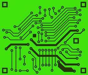 abstract technology circuit board vector background