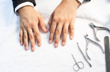 Male manicure