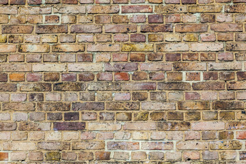 pattern of brick wall with harmonic colors