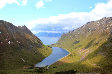 Vallée de Rørvik depuis Glomtinden