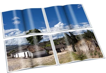 Poster Book of Old farm village in the Andean highlands © Photofollies